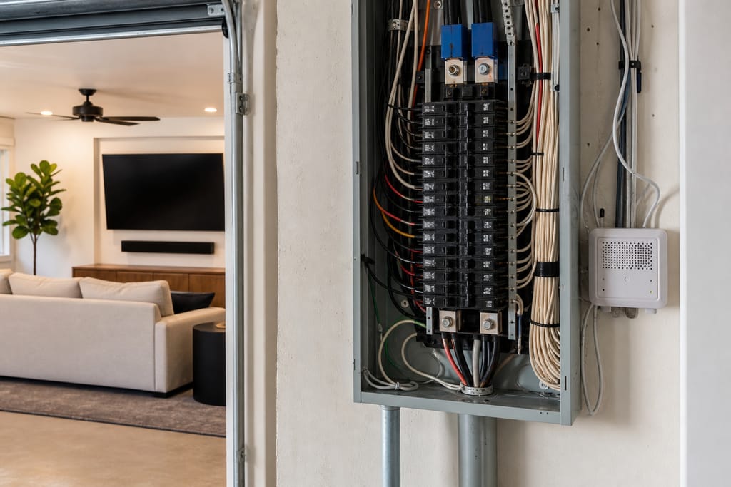 Smart Home Wiring & Panel Upgrades photo