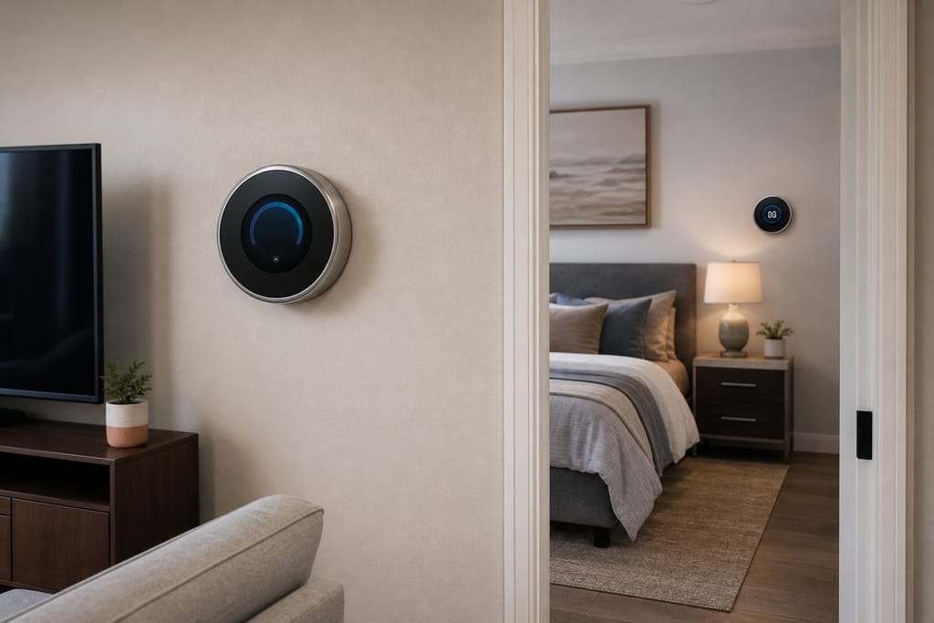 Zoned smart thermostats photo